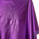 Purple Hue—Metallic Stretch Foil Material—95%-Polyester -5% Spandex—Sold By The Yard—Width 60/61 Inches Wide
